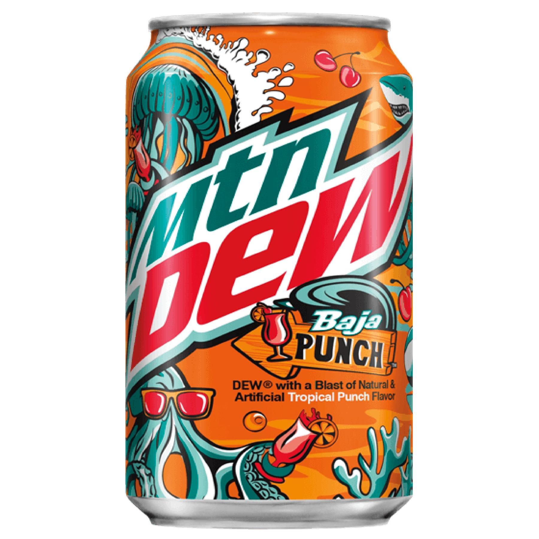Mountain Dew Baja Passionfruit Punch Can 355ML