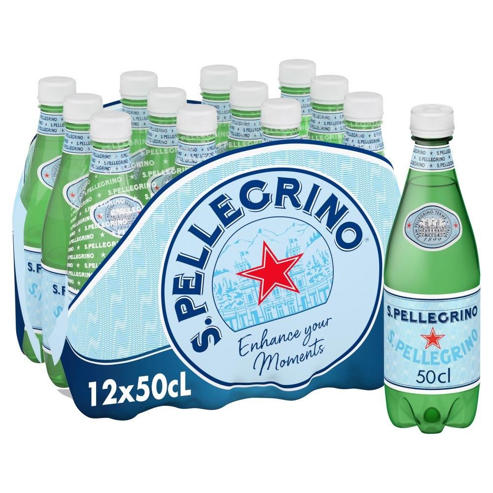 San Pellegrino Sparkling Mineral Water 500 ml Plastic Bottle Pack