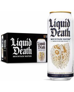 Wholesale Supplier Liquid Death Still Mountain Water Can 500ml x 12