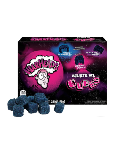 Warheads Galactic Mix Cubes Theater Box 3.5oz (99g) - Pack of 12