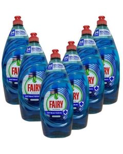 Fairy Platinum Antibacterial Washing Up Liquid Eucalyptus 870ml x 6