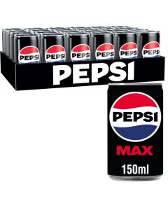 Wholesale Supplier Pepsi Max Mini Cans 150ml x 24 Best Before 28/02/2025