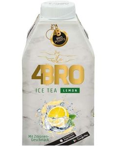 4BRO Ice Tea Lemon 500ml x 8 Best Before 25/10/2024