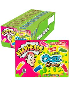 Warheads Sour Ooze Chewz Theater Box 3.5oz (99g) - Pack of 12