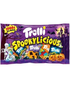 Trolli Spookylicious Halloween Assorted Gummies 1000g x 50 minis