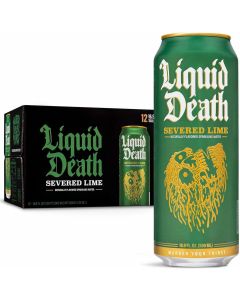 Wholesale Supplier Liquid Death Severed Lime Sparkling Water Cans 500ml x 12