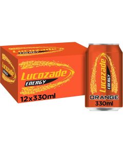 Wholesale Supplier Lucozade Orange Multipack Can 330ml x 12