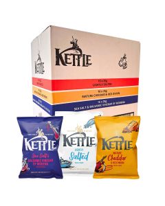 Kettle Potato Chips 3 Flavours Multipack  25g x 48