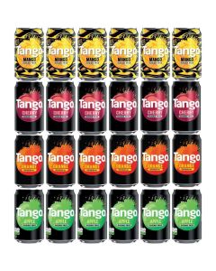 Wholesale Supplier Tango Mix Case: x6 Mango, x6 Cherry, x6 Tango Orange, x6 Apple 330ML x 24