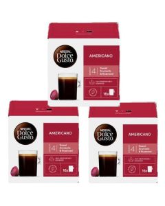 Nescafé Dolce Gusto Americano Coffee 136g x 3 x 16 (48 Pods)