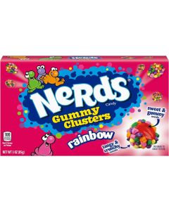 Nerds Gummy Clusters Rainbow Candy Box 85g - Pack of 12
