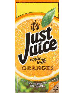 Wholesale Supplier Just Juice Orange 1L x 12