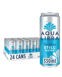 Aqua Libra Still Water 330ml x 24 Best Before 05/2025