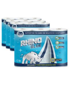 Wholesale Supplier Rhino Blue Kitchen Towel 3-Ply 3 Rolls x 4 Pack (12 Rolls)