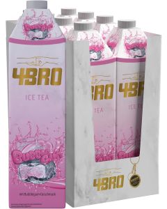 4BRO Ice Tea Bubble Gum 1Lx8 Best Before 25/10/2024