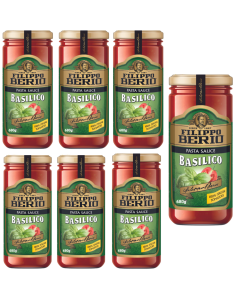 FILIPPO BERIO Basilico Flavor Pasta Sauce 680g x 6