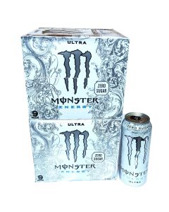 Monster Ultra White Energy Drink (2x9pk) 500ml x 18