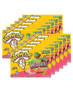 Warheads Uncomfortably Sour Wedgies Chewy Candy Box 3.5oz (Pack of 12)