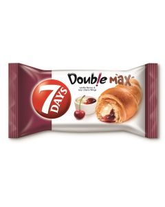 Wholesale Supplier 7 Days Double Max Croissant With Vanilla & Cherry Cream Filling 92g x 20