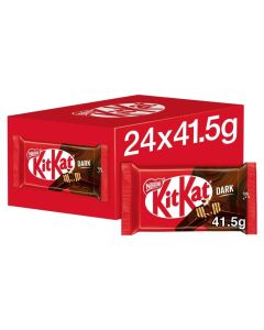 Nestle kit Kat 4 Finger Dark Chocolate Bar 41.5g x 24