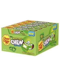 Wholesale Supplier Chupa Chups Apple Incredible Chew Soft Candy 45g x 20