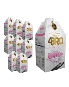 Wholesale Supplier 4BRO Ice Tea Bubble Gum 500ml x 8 Best Before 25/09/2024