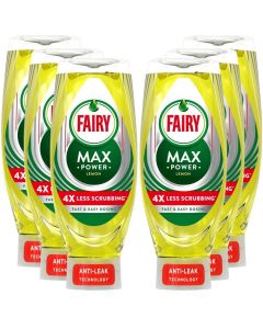 Wholesale Supplier Fairy Max Power Lemon Kitchen Dishes Washing liquid 640ml x 6