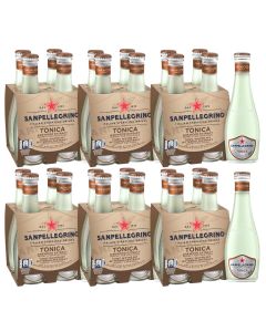 Sanpellegrino Oakwood Tonica Water Glass (4x6pk) 200ml x 24 Best Before 02/2025