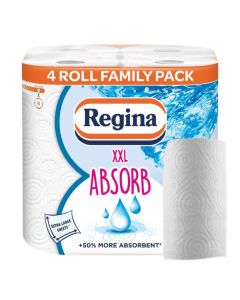 Wholesale Supplier Regina XXL Absorb Kitchen Towels 2-Ply - Pack of 4