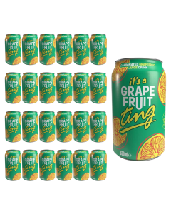 Ting Sparkling Grapefruit 330ml x 24 Best Before Aug,2024