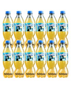 Fanta Beetlejuice Pineapple & Grapefruit 500ml x 12 Best Before 31/01/2025