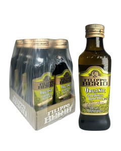 Filippo Berio Organic Extra Virgin Olive Oil  250ml x 6