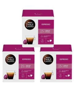 Nescafé Dolce Gusto Espresso Pods 88g x 3 x 16 (48 Capsules)