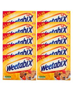 Weetabix Whole Wheat Cereal Biscuits PMP - Pack of 10x24 Best Before 19/10/2024