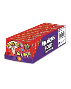 Warheads Sour Assorted Flavors Chewy Cubes 113g x 12