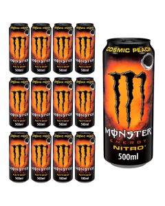 Wholesale Supplier Monster Energy Nitro Cosmic Peach PMP 500ml x 12