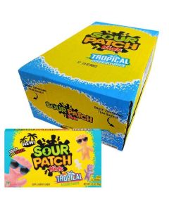 Sour Patch Kids Tropical Flavored Candy Theater Box 3.5oz - Pack of 12