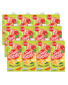 Sun Exotic Citrus Twist PM 1Ltr x 12 Best Before 03/2025