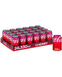 Coca- Cola Cherry Favoured Can 330ml x 24