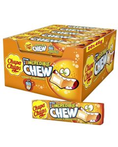 Wholesale Supplier Chupa Chups Incredible Orange Chew Soft Candy 45g x 20