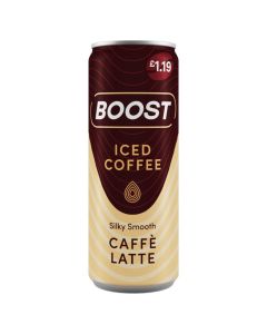 Wholesale Supplier Boost Iced Coffee Caffe Latte 250ml PM