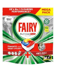 Wholesale Supplier Fairy Platinum Plus All In One Lemon Dishwasher Tablets 102 per pack