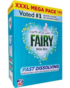 Fairy Non Bio XXXL Mega Pack Powder Detergent- 140 Washes