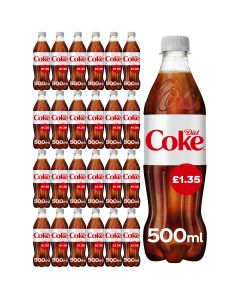 Wholesale Supplier Diet Coke 500ml x 24 PM Best Before 31/12/2024