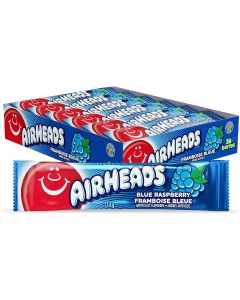Airheads Blue Raspberry Candy Bar 15.6g - Pack of 36 Bars